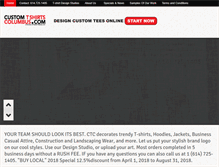Tablet Screenshot of customtshirtscolumbus.com